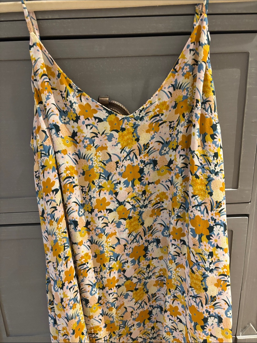 Trovata Yellow Floral Maxi Slip Dress - Picture 2 of 2